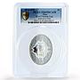 Niue 2 dollars Imperial Faberge Kiwi Bird Egg Art PR69 PCGS silver coin 2014