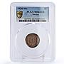 Mexico 1 centavo State Coinage Coat of Arms KM-415 MS64 RB PCGS bronze coin 1928