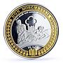 Samoa 10 dollars 6th Commandment Do Not Commit Adultery gilded silver coin 2010