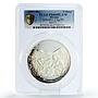 Mexico 5 onzas Ixtaccihuati Popocatepeti X#MB33.2 PR66 PCGS silver coin 1987