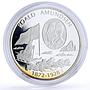 Liberia 10 dollars Explorer Roald Amundsen Antarctic Expedition silver coin 2006