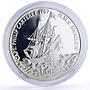 Pitcairn Islands 5 dollars Seafaring Swallow Ship Clipper proof silver coin 2005