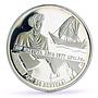 Maldives 250 rufiyaa Explorer Ibn Battuta Ship Clipper proof silver coin 1995