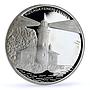 Turkey 40 lira Kizilada Lighthouse Sea Turtle Seal Fauna proof silver coin 2008