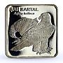 Turkey 7500000 lira Endangered Wildlife Eagle Falcon Bird Fauna silver coin 2001