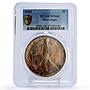 United States 1 dollar Silver Eagle Walking Liberty MS66 PCGS silver coin 1995