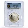 Italy United Nations UN Venice City Architecture Gondola SP69 PCGS Ag medal 1978