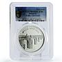 Bulgaria 10 leva Byala River Bridge Architecture PR68 PCGS silver coin 2017