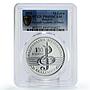 Bulgaria 10 leva 100 Years of National Music Academy PR69 PCGS silver coin 2021