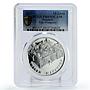 Bulgaria 10 leva Rila Monastery Church St John PR69 PCGS silver coin 2017