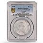 Vietnam 1 dong President Ho Chi Minh Politics KM-3 Genuine PCGS Al coin 1946