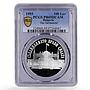 Bulgaria 100 leva National Parliament Building PR69 PCGS silver coin 1993