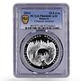 Bulgaria 10 leva Chudnite Mostove Wonderful Brideges PR68 PCGS silver coin 2012