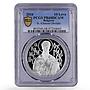 Bulgaria 10 leva Religion Orthodox Kliment Orchidski PR68 PCGS silver coin 2016