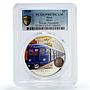 Niue 2 dollars Soviet Transport Metro Trains Railways PR67 PCGS silver coin 2010