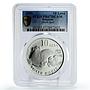Bulgaria 10 leva Conservation Wildlife Monk Seal Fauna PR67 PCGS Ag coin 1999
