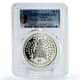 Turkey 50 lira 1400th Anniversary of Koran Literature PR68 PCGS silver coin 2010