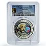 Saharawi 1000 pesetas Albert Einstein Relativity Theory PR70 PCGS CuNi coin 1997