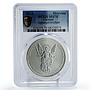Ukraine 1 hryvnia Archangel Michael Archistratus MS70 PCGS silver coin 2012
