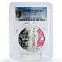 Tuvalu 1 dollar 50th Anniversary of Barbie Doll Toys PR70 PCGS silver coin 2009