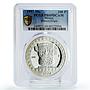 Mexico 100 pesos Precolombina Brasero Efigie Statue PR69 PCGS silver coin 1992