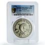 Sealand 50 cents ORCA Whale Fauna PR68 PCGS CuNi coin 1994