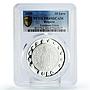 Bulgaria 10 leva Acceptance in the European Union PR69 PCGS silver coin 2000