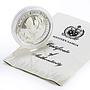 Samoa 10 dollars Conservation Wildlife Fantail Bird Fauna proof silver coin 1986