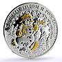 Niue 1 dollar Happy New Year Merry Christmas Snowman proof silver coin 2008
