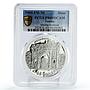 Tunisia 1 dinar Sbeitla Sufetula Ruins Architecture PR69 PCGS silver coin 1969