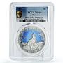 Niue 2 $ Conservation Wildlife Ptarmigan Bird Polar Fauna MS69 PCGS Ag coin 2019