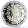 Uzbekistan 100 som Great Ancestors Sultan Bobur proof silver coin 1999