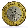 Romania Atlanta Olympic Games Tennis Piefort TRIAL PATTERN NiBrass coin 1996