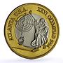 Romania Atlanta Olympics Shooting Sports Piefort TRIAL PATTERN NiBrass coin 1996