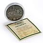 Niue 1 $ Lunar Year of the Ox 2009 Seated Ox Lotus Flowers silver coin 2008