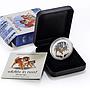 Tuvalu 1 dollar Conservation Wildlife Siberian Tiger Fauna silver coin 2012