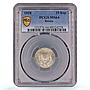Russia USSR RSFSR 15 kopecks Regular Coinage Y-87 MS64 PCGS silver coin 1928