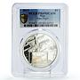 Niue 1 dollar Stars Flight Spaceship Mir Gagarin PR69 PCGS silver coin 2012