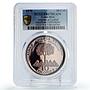 Costa Rica 10 colones Central American Unification Attemp PR67 PCGS Ag coin 1970