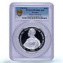 Panama 20 balboas Simon Bolivar 200th Birth Politics PR70 PCGS silver coin 1983