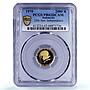 Indonesia 2000 rupiah Independence 25th Anniversary PR62 PCGS gold coin 1970