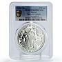 Mexico 5 pesos Navigation Acapulco Galleon Ship Clipper PR69 PCGS Ag coin 2003