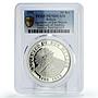 Bolivia 10 bolivianos Two Worlds Encounter Cerro Rico PR70 PCGS silver coin 1991