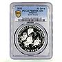 Bulgaria 10 leva Medieval Rulers Khan Krum Horsemans PR69 PCGS silver coin 2011