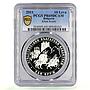 Bulgaria 10 leva Medieval Rulers Khan Krum Horsemans PR69 PCGS silver coin 2011