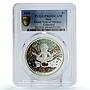 Niue 1 dollar Lunar Plenty Year of the Monkey PR69 PCGS colored silver coin 2016