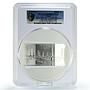 Chad 25000 francs Hajj Masjid Nabawi Mosque Kaaba PR66 PCGS silver coin 2015