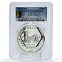 Mexico 5 pesos Precolombina Chaac Mool Sculpture PR68 PCGS silver coin 1994