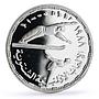 Egypt 5 pounds Calgary Winter Olympic Games Ski Jumper proof silver coin 1988