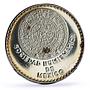 Mexico Numismatic Society Anniversary 4 Reales Obv. silver token medal coin 1962